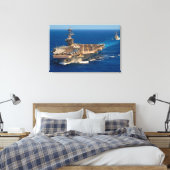Toile TRANSPORTEUR D'AÉRONEF AMÉRICAIN - CVN-71 24x36 (Insitu(Chambre))