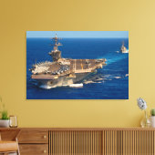 Toile TRANSPORTEUR D'AÉRONEF AMÉRICAIN - CVN-71 24x36 (Insitu(Salon))