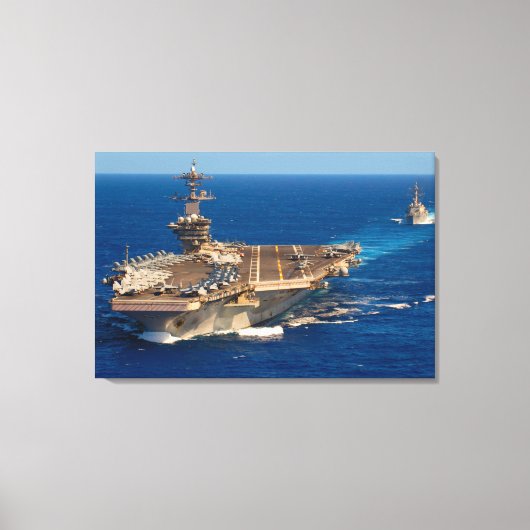 Toile TRANSPORTEUR D'AÉRONEF AMÉRICAIN - CVN-71 24x36 (Recto)