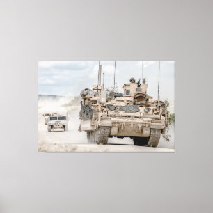 Toile TRANSPORTEUR DE PERSONNEL ARMÉ - M2 Bradley 40x60