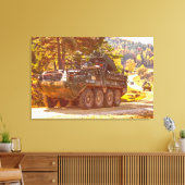 Toile TRANSPORTEUR DE PERSONNEL ARMÉ - Stryker 24x36 (Insitu(Salon))