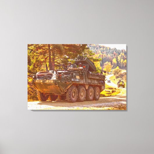 Toile TRANSPORTEUR DE PERSONNEL ARMÉ - Stryker 24x36 (Recto)