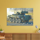 Toile TRANSPORTEUR DE PERSONNEL ARMÉ - Stryker 24x36 (Insitu(Salon))