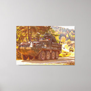 Toile TRANSPORTEUR DE PERSONNEL ARMÉ - Stryker 32x48