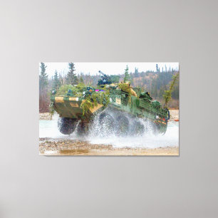 Toile TRANSPORTEUR DE PERSONNEL ARMÉ - Stryker 32x48