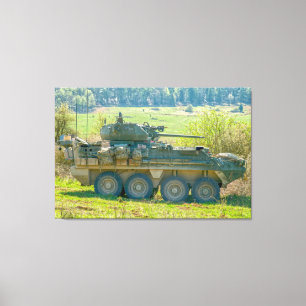 Toile TRANSPORTEUR DE PERSONNEL BLINDÉ - Stryker 32x48