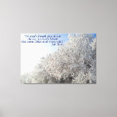 Toile Travail 37:6 Paysage hivernal inspirant (Recto)