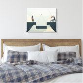 Toile Travail d'équipe d'entreprise (Insitu(Chambre))