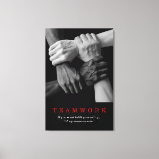 Toile Travail D'Équipe Motivation Inspiration Citation M