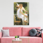 Toile Travail interrompu par Bouguereau, Portrait d'ange (Insitu(Salon))