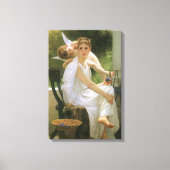Toile Travail interrompu par Bouguereau, Portrait d'ange (Recto)