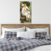 Toile Travail interrompu par Bouguereau, Portrait d'ange (Insitu(Chambre))