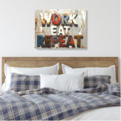 Toile Travail manger répéter (Insitu(Chambre))