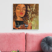 Toile Travail. Priez. Affirmation (Insitu(Salon))