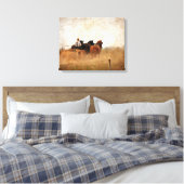 Toile Travail sur le terrain à cheval (Insitu(Chambre))