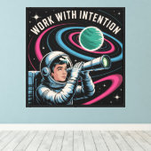 Toile Travailler avec Intention (Insitu (Plancher de Bois))
