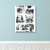Toile Travailler dans les caissons, construire Brooklyn (Insitu (Plancher de Bois))