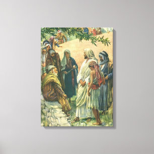 Toile Travailler le jour du sabbat, Religion vintage