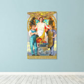 Toile Travailleurs de souvenirs de la fête du travail av (Insitu (Plancher de Bois))