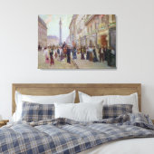 Toile Travailleurs quittant la Maison Paquin (Insitu(Chambre))