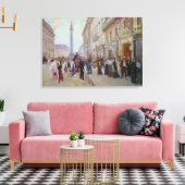 Toile Travailleurs quittant la Maison Paquin (Insitu(Salon))