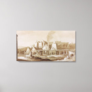 Toile Travaux chez Blaenavon, 'd'une visite historique