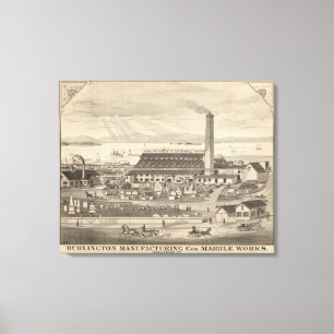 Toile Travaux de marbre de Burlington Manufacturing Co.