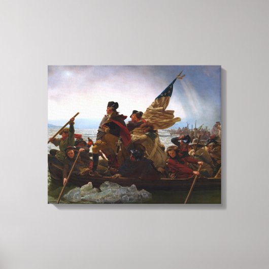 Toile Traversée du fleuve Delaware, George Washington (Recto)
