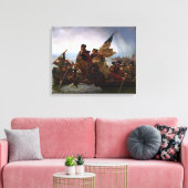 Toile Traversée du fleuve Delaware, George Washington (Insitu(Salon))