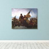 Toile Traversée du fleuve Delaware, George Washington (Insitu (Plancher de Bois))