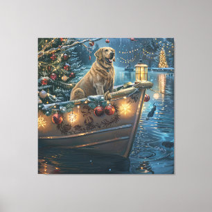 Toile Traversée festive de Noël au Labrador