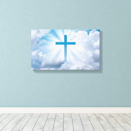 Toile Traverser dans les nuages (Insitu (Plancher de Bois))