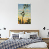Toile Traverser l'épinette géante sur 60 mètres. Voile (Insitu(Chambre))