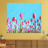 Toile Traversez les tulipes avec moi (Insitu(Salon))