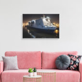 Toile Traversier P&O Pride of Hull de nuit (Insitu(Salon))