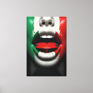 Toile Trecolori Italien Car Love