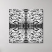 Toile Tree Bark Black And White Photo Closeup Pattern (Recto)