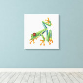 Toile Tree frog (Insitu (Plancher de Bois))