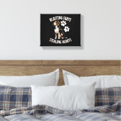 Toile Treeing Walker Coonhound Chover Propriétaire de ch (Insitu(Chambre))