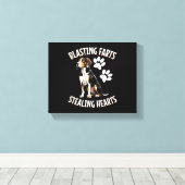 Toile Treeing Walker Coonhound Chover Propriétaire de ch (Insitu (Plancher de Bois))