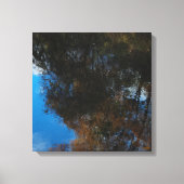 Toile Trees Water Reflection II Stretched Canvas Print (Recto)