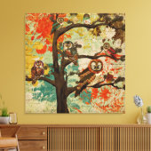 Toile Treetop Hoot (Insitu(Salon))