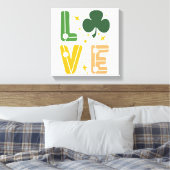 Toile Trèfle de Sentiments Fortunés (Insitu(Chambre))