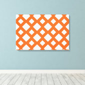 Toile treillis orange en blanc (Insitu (Plancher de Bois))