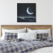 Toile Très belle lune | Zazzle_Growshop. (Insitu(Chambre))