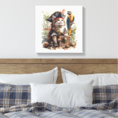 Toile Trésor de Chat Pirate (Insitu(Chambre))