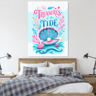 Toile Trésors de la marée