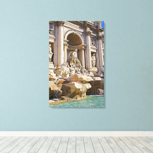Toile Trevi fountain (Insitu (Plancher de Bois))