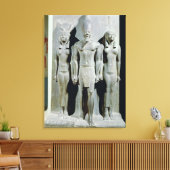 Toile Triade de Menkaure avec la déesse Hathor (Insitu(Salon))