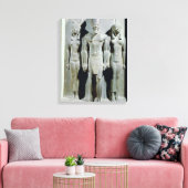 Toile Triade de Menkaure avec la déesse Hathor (Insitu(Salon))